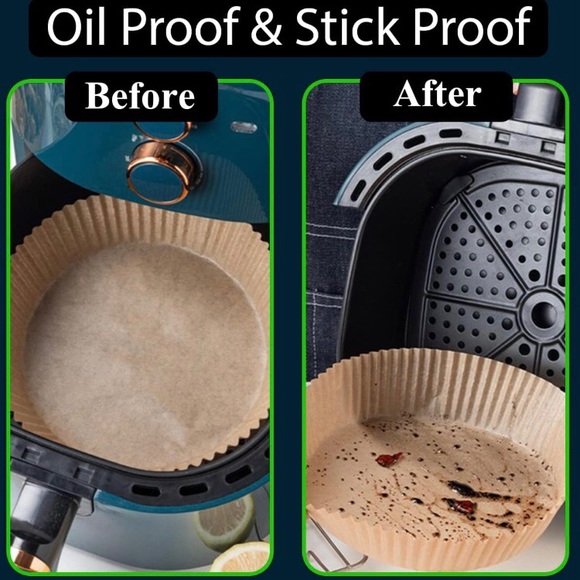 500pcs-  Air Fryer Disposable Paper Liner - 10 Qty/10 Sets - Picture 9 of 11